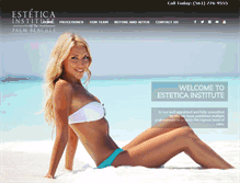 Tablet Screenshot of esteticainstitute.com